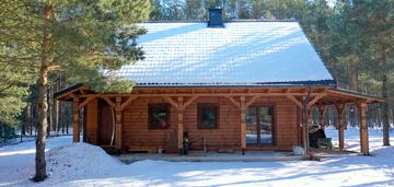 Dom w lesie puszcza kurpiowska dobry las gmina zbójna