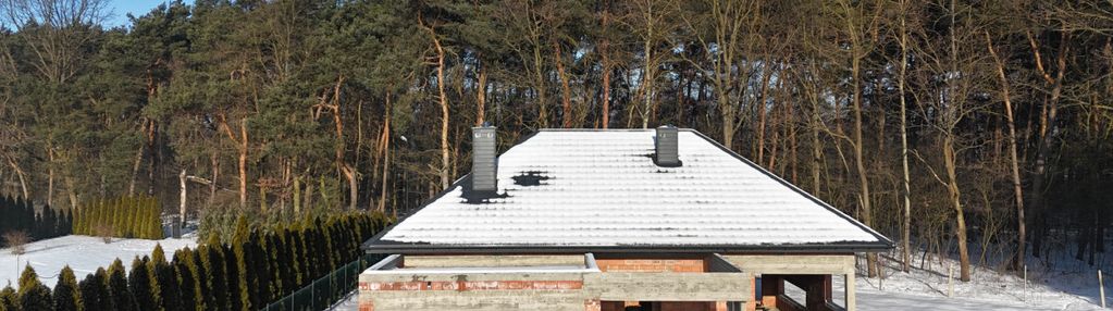 Nowoczesny dom w stanie surowym – chrusty