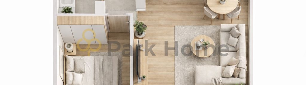 2-pokojowe mieszkanie z balkonem – 41.43 m²