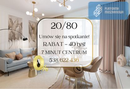 Zaraz gotowe⚡blisko centrum⚡rabat -40 tyś⚡0%pcc