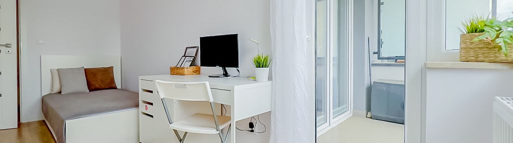 ✅ słoneczne z widokiem na zieleń ✅ balkon