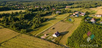 Działka budowlana, z widokiem na staw, łąki, pola