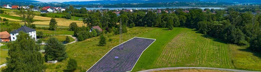 Działka budowlana 1km od jeziora żywieckiego