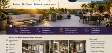 Prawie 190 m² przestrzeni do życia | 89 m² tarasu