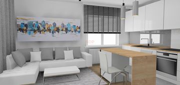 2-pokojowe mieszkanie z widokiem na rzekę