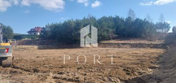 Działka z zatwierdzonym projektem  trzech domów.