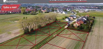 Słoneczne, płaskie, uzbrojone działki w baninie!