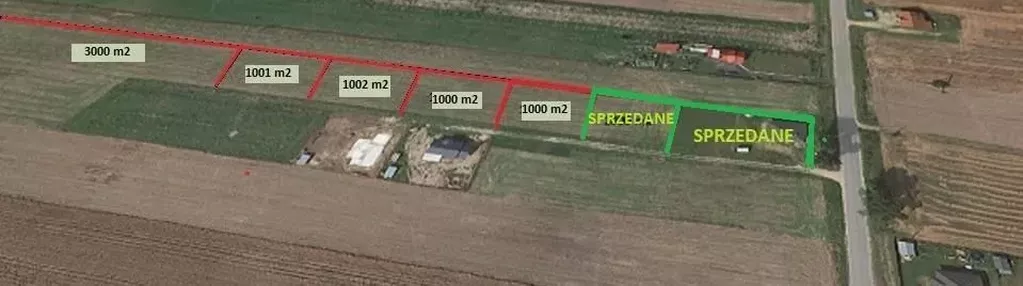 Działka na sprzedaż 1000m2