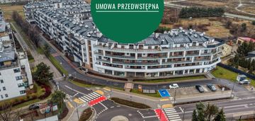 Nowiutkie właśnie wykończone 2-pok. ogromny balkon