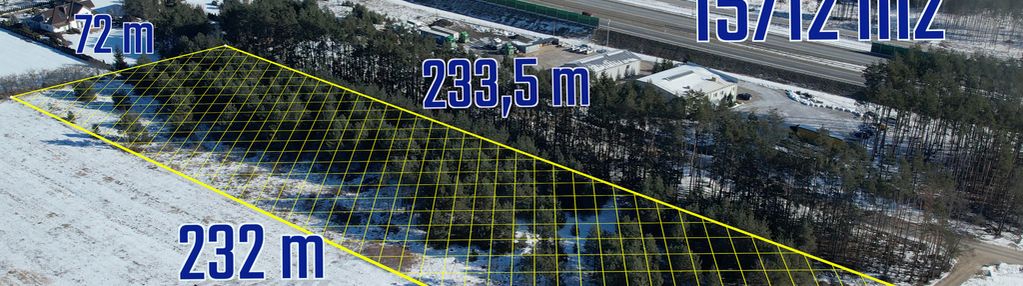 Inwestycyjne 1,57 ha przy węźle a2 siedlce zachód