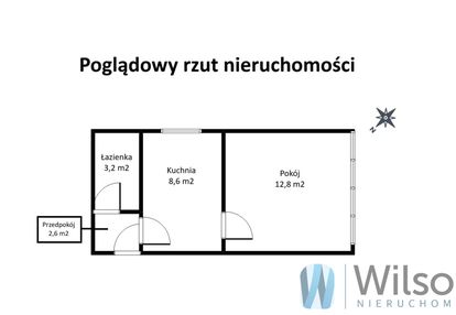 Kawalerka z oddzielną kuchnią - do remontu