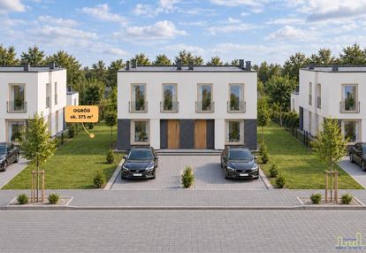 Nowoczesny bliźniak | działka 375 m² | tłoki