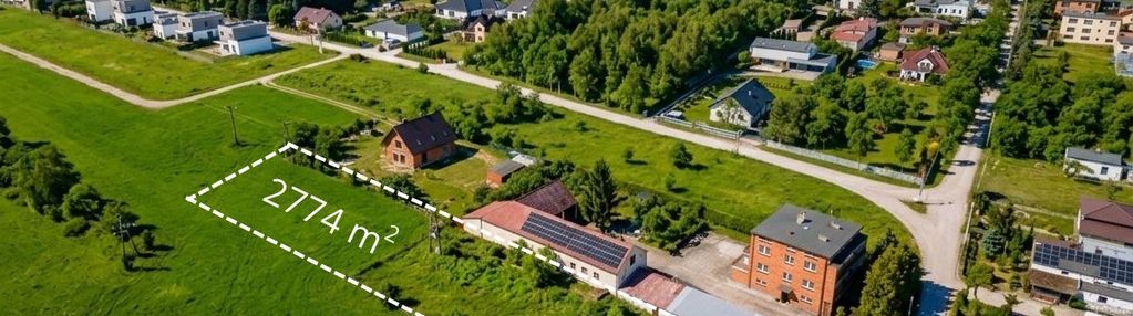 Działka mieszkaniowo-usługowa 2774 m²