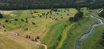 Działka na mazurach z mediami.