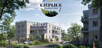 Cieplice residence park -2 pokoje ogródek, parking