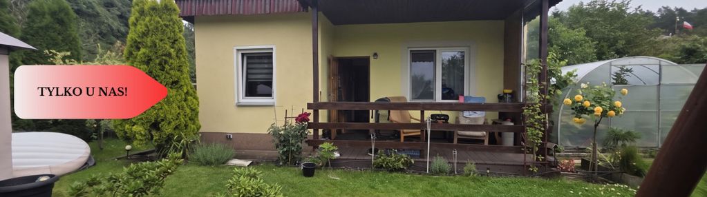 Działka rod, piecki, domek murowany, plaża, las!