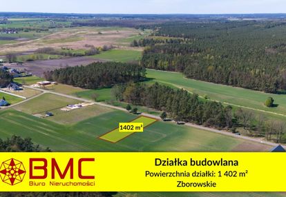 Działka budowlana zborowskie 1402 m2