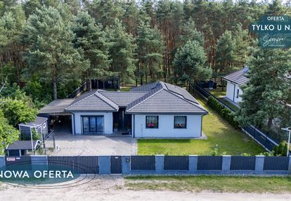 Nowoczesny parterowy dom - 5 pokoi, 10 km od łodzi