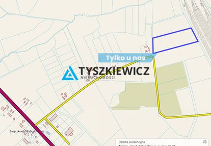 Działka przemysłowa produkcyjna składowa bocznica