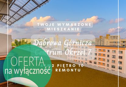 Dąbrowa górnicza okrzei 7 49m2 2 pokoje