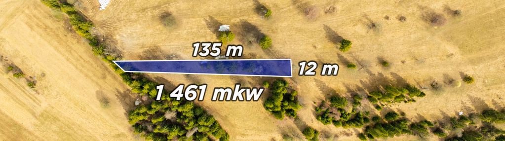 Działki rolne w rzepiskach 3830m2