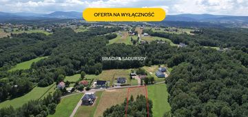 Klimatyczna działka budowlano-leśna w sieprawiu