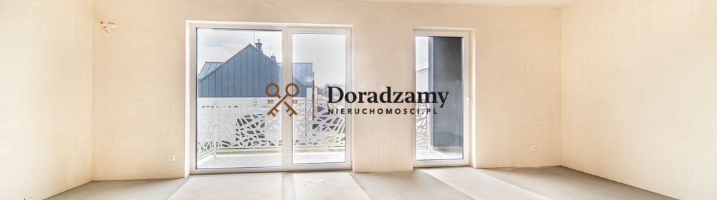 Trzy pokoje w stanie deweloperskim dwa balkony mp