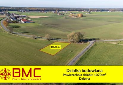 Działka budowlana 1070m2 dzielna