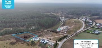 Działka z pozwoleniem na budowę i strumykiem!