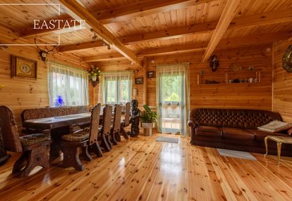 Całoroczny dom drewniany 113 m² z 2 tarasami