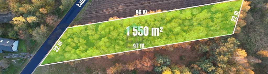 Działka w otoczeniu zieleni