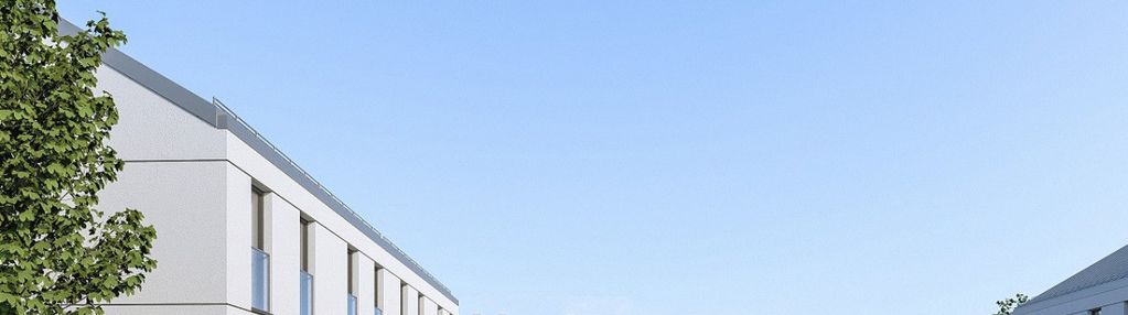 Szereg z ogrodem w spokojnej okolicy