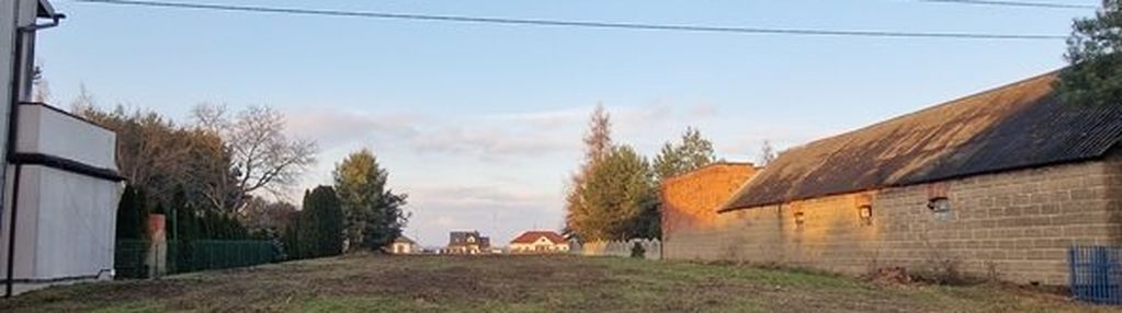 Działka budowlana w wydrzynie.