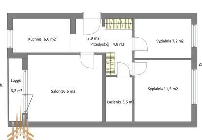 Słoneczne 3 pokoje z balkonem na bródnie