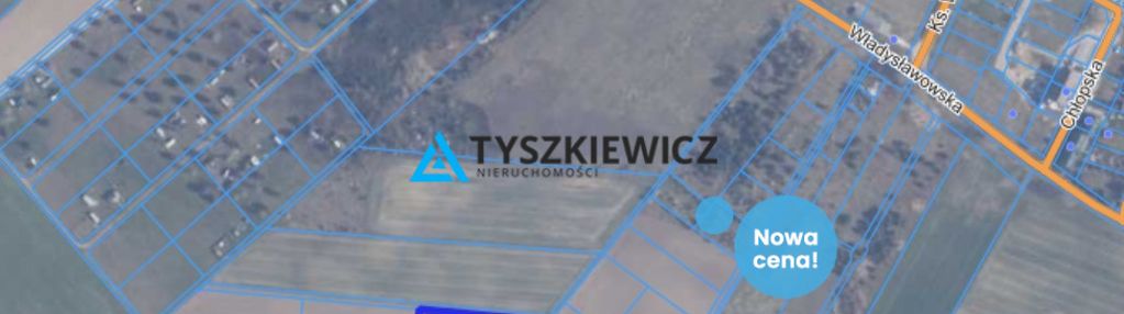 Działka w chłapowie 1,1 km od morza