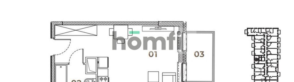 Nowe 2-pokojowe mieszkanie w centrum łodzi!