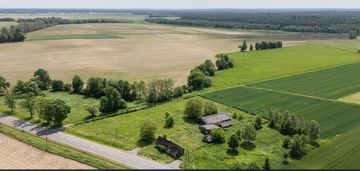 Działka budowlana 63 ar | uzbrojona | z budynkami