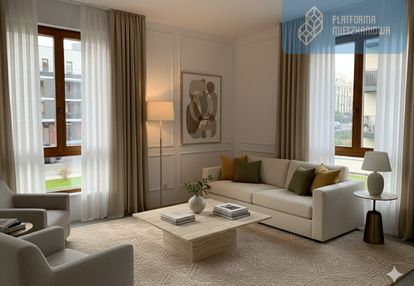 Royal garden wilanów | 70 m2 | parter | ogródek |