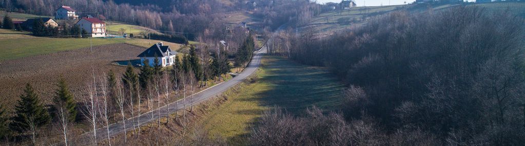 Działka rolna przy drodze gminnej  81 ar -łososina