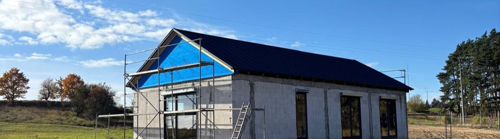 Nowoczesny kompaktowy dom 101m2 stan deweloperski kołaczkowo