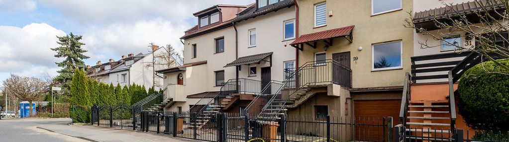 Dom szeregowy 4 pokoje ogród garaż spokojna ulica