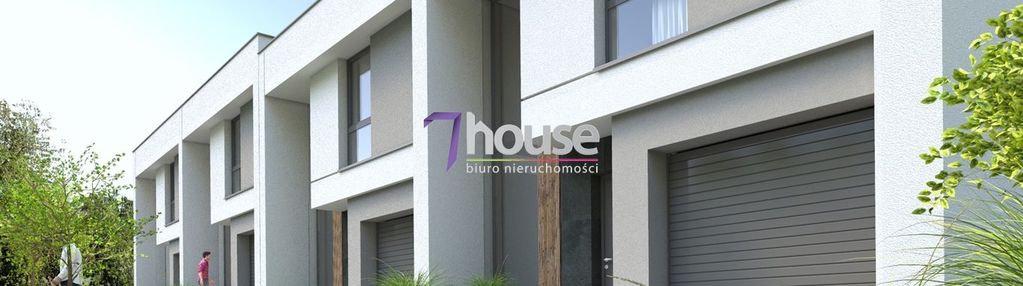 Nowoczesny dom w zabudowie bliźniaczej.