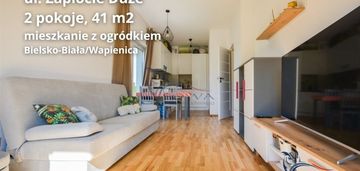 Nowa cena!! 2 pokoje z ogrodem i tarasem!