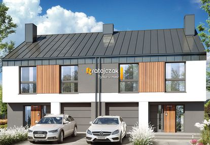 Nowoczesny dom w zabudowie bliźniaczej|bez pcc 2%