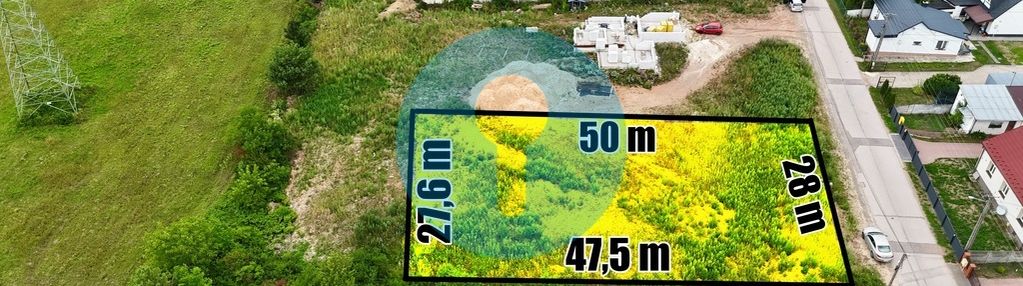 Działka 1338 m2 w chęcinach