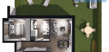 Ogród 100 m2/ klucze czekają/wawa - 20 km/