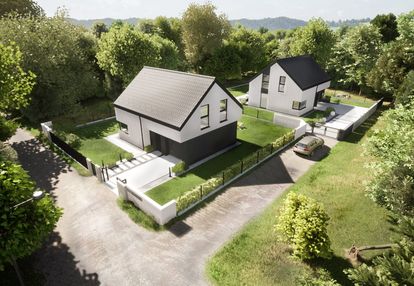 Nowoczesny komoatktowy dom wolnostojącyw ignatkach