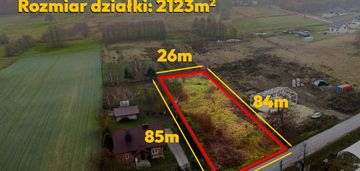 Działka 2123 m² | wałowice | nr 433/5