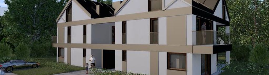 Przestronny segment ze strychem