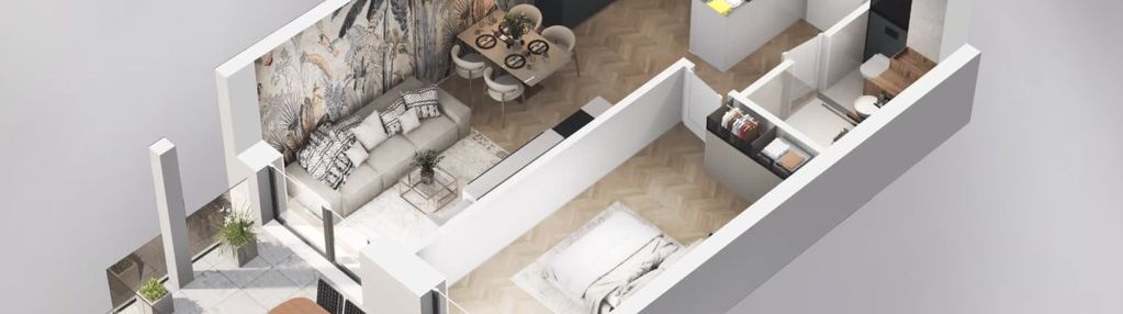 Wyjątkowe mieszkanie | 2 pokoje | ligota